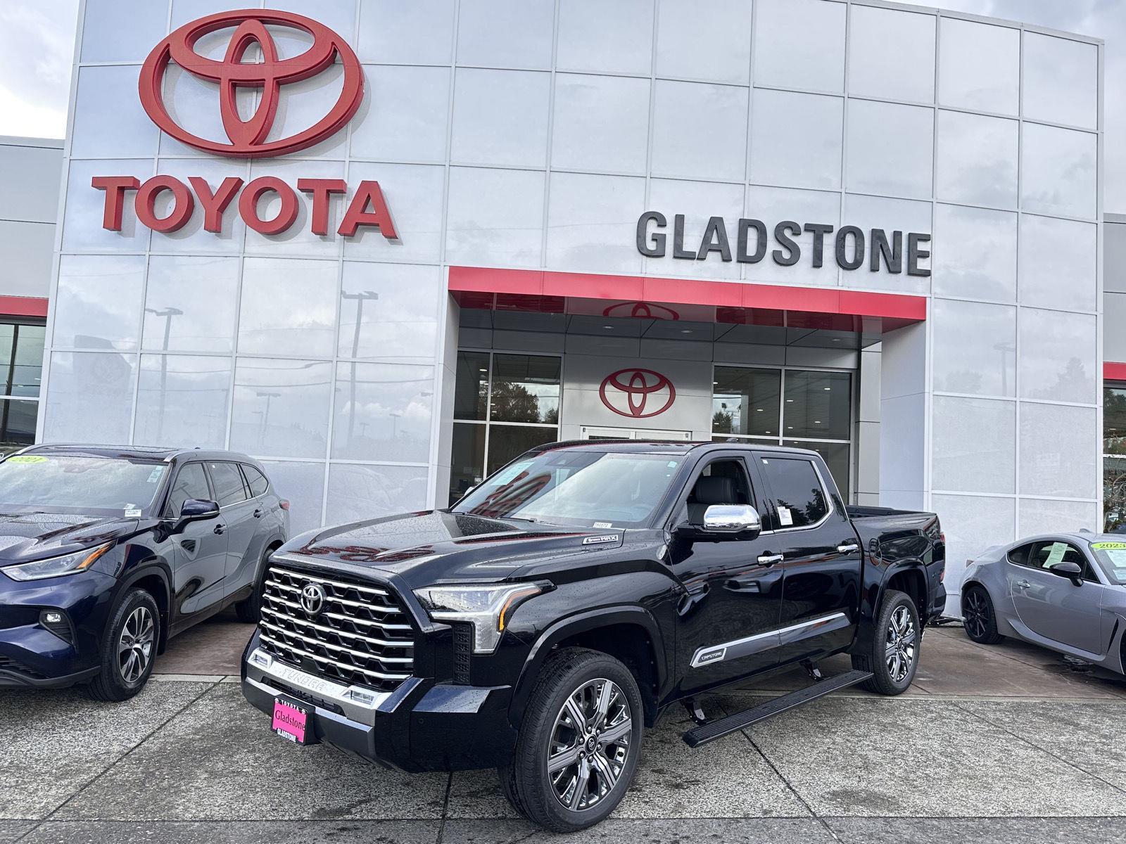 2026 Toyota Tundra 4WD Capstone Hybrid Midnight Black Metallic for sale
