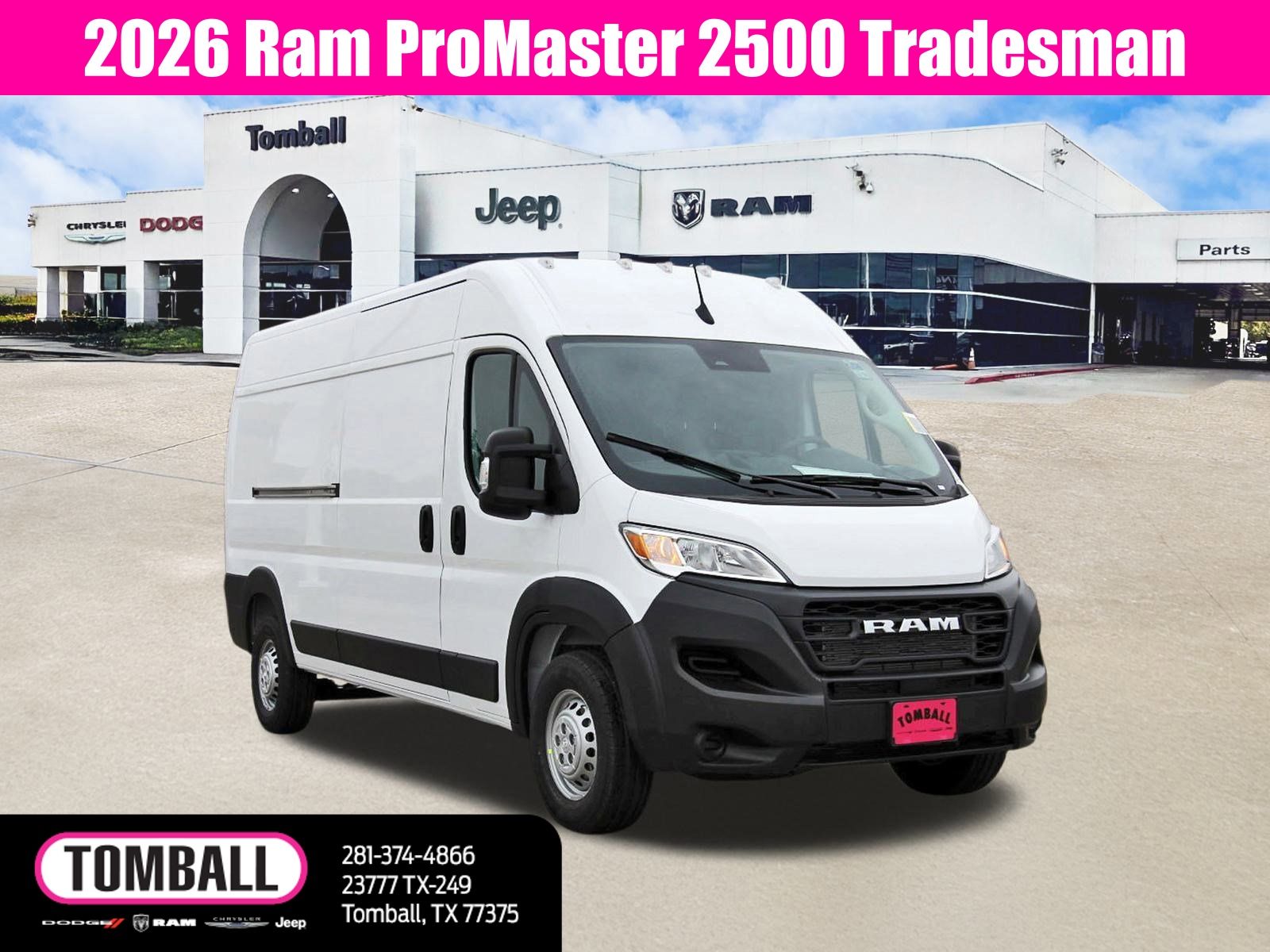 2026 Ram ProMaster Window Van Tradesman