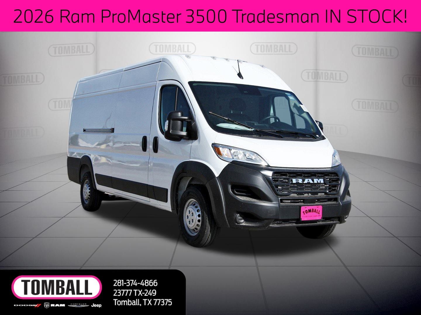 2026 RAM Promaster Cargo Van
