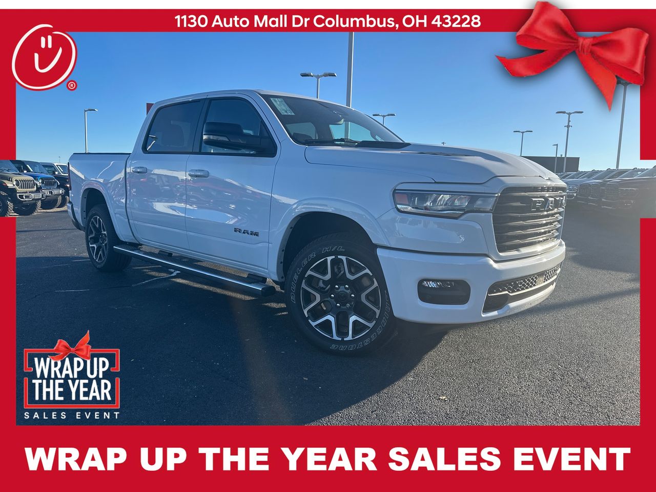 2026 Ram 1500 Laramie Bright White Clearcoat for sale