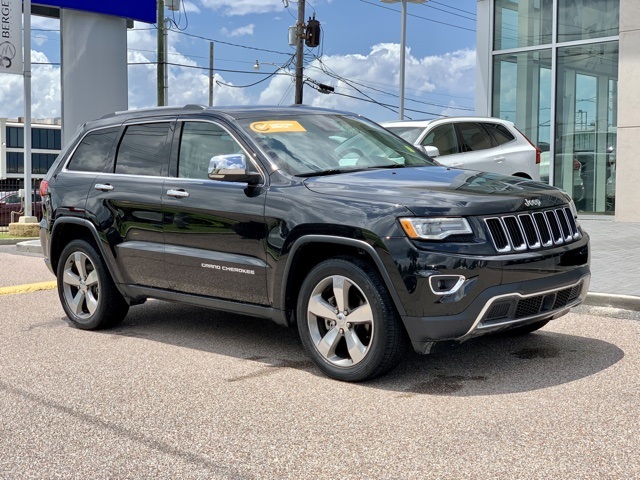 Brilliant Black Crystal Pearlcoat 2016 Jeep Grand Cherokee Limited SUV / Crossover 4X2 Automatic