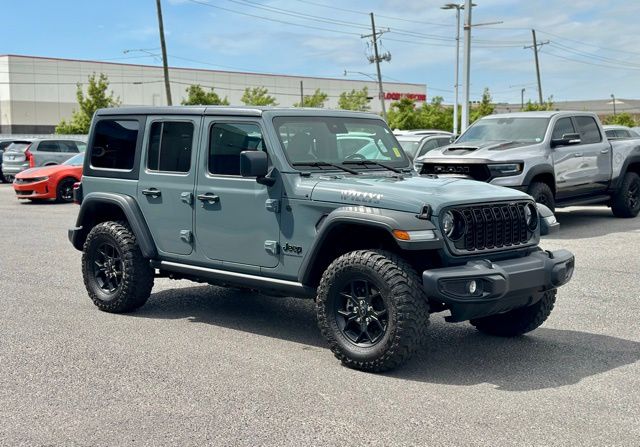 Anvil Clearcoat 2025 Jeep Wrangler Willys 4-Door 4WD SUV / Crossover Four-Wheel Drive Manual