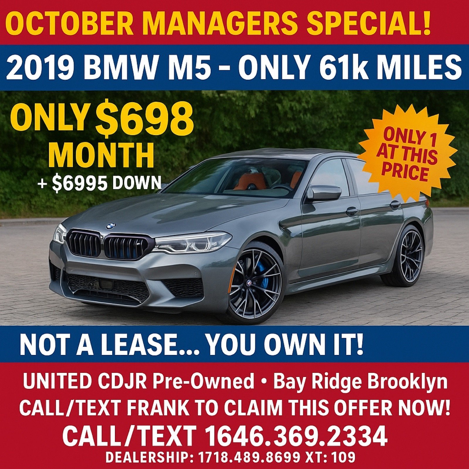 2019 BMW M5