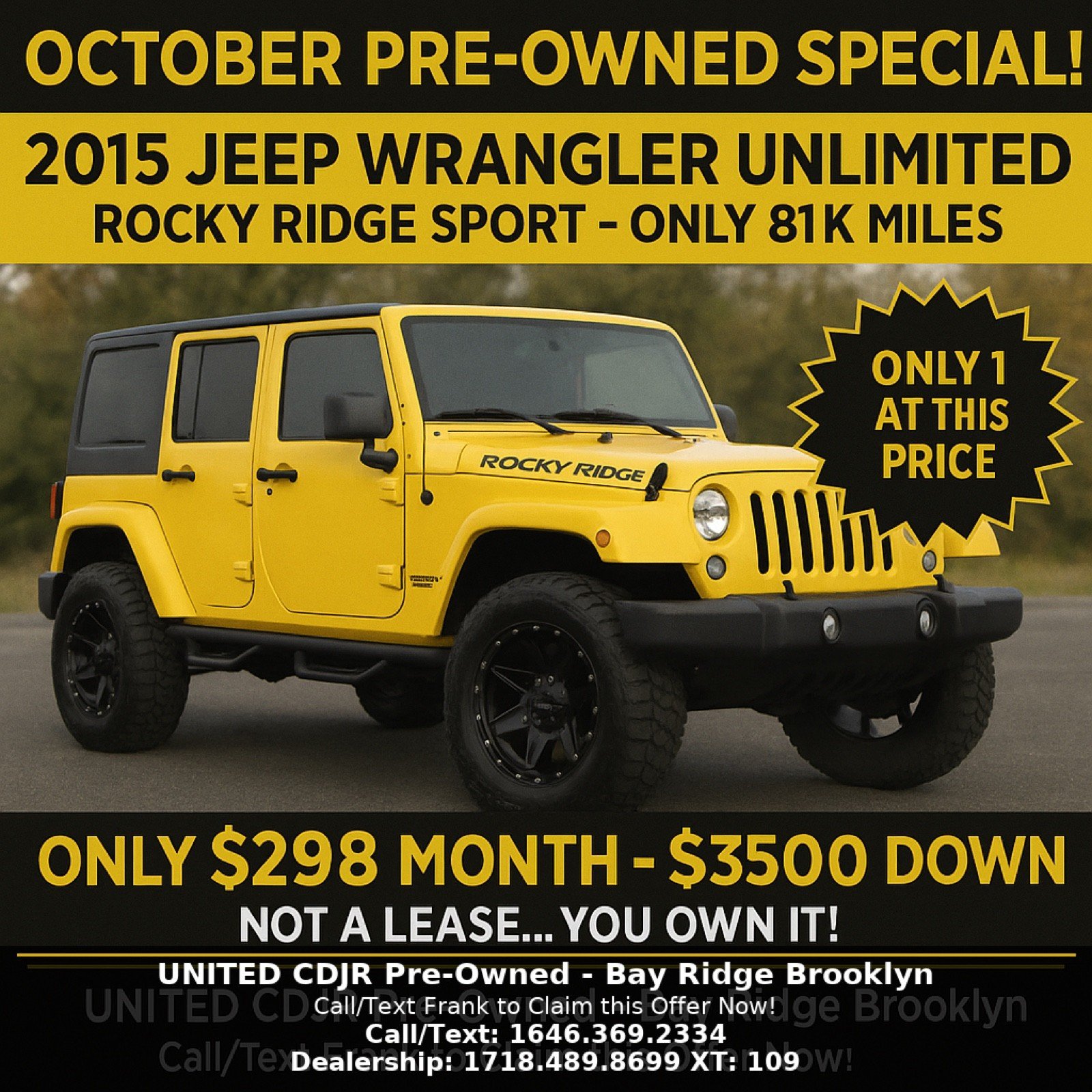 2015 Jeep Wrangler Unlimited