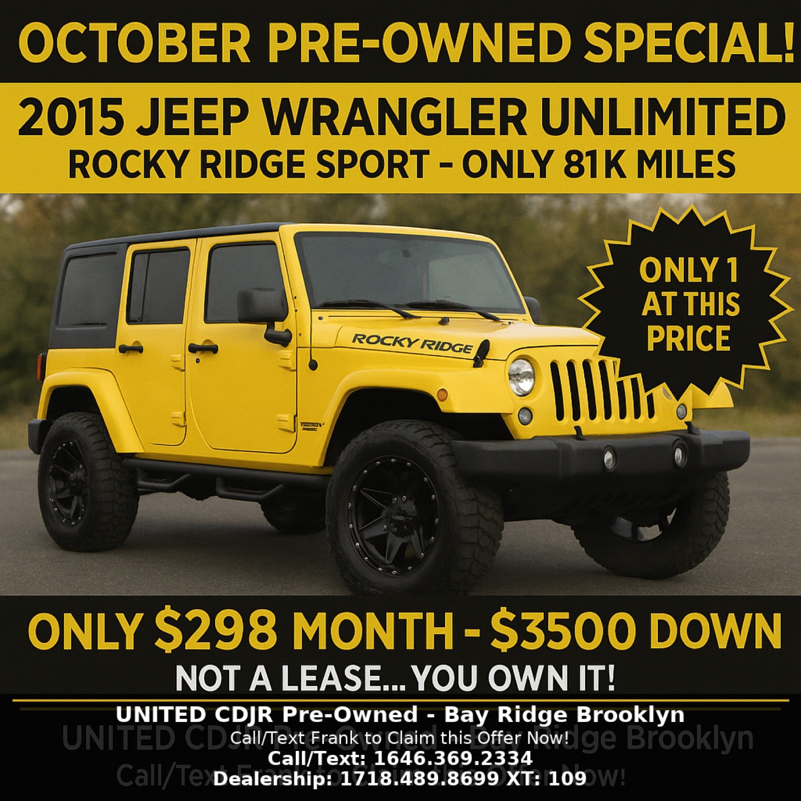 2015 Jeep Wrangler Unlimited