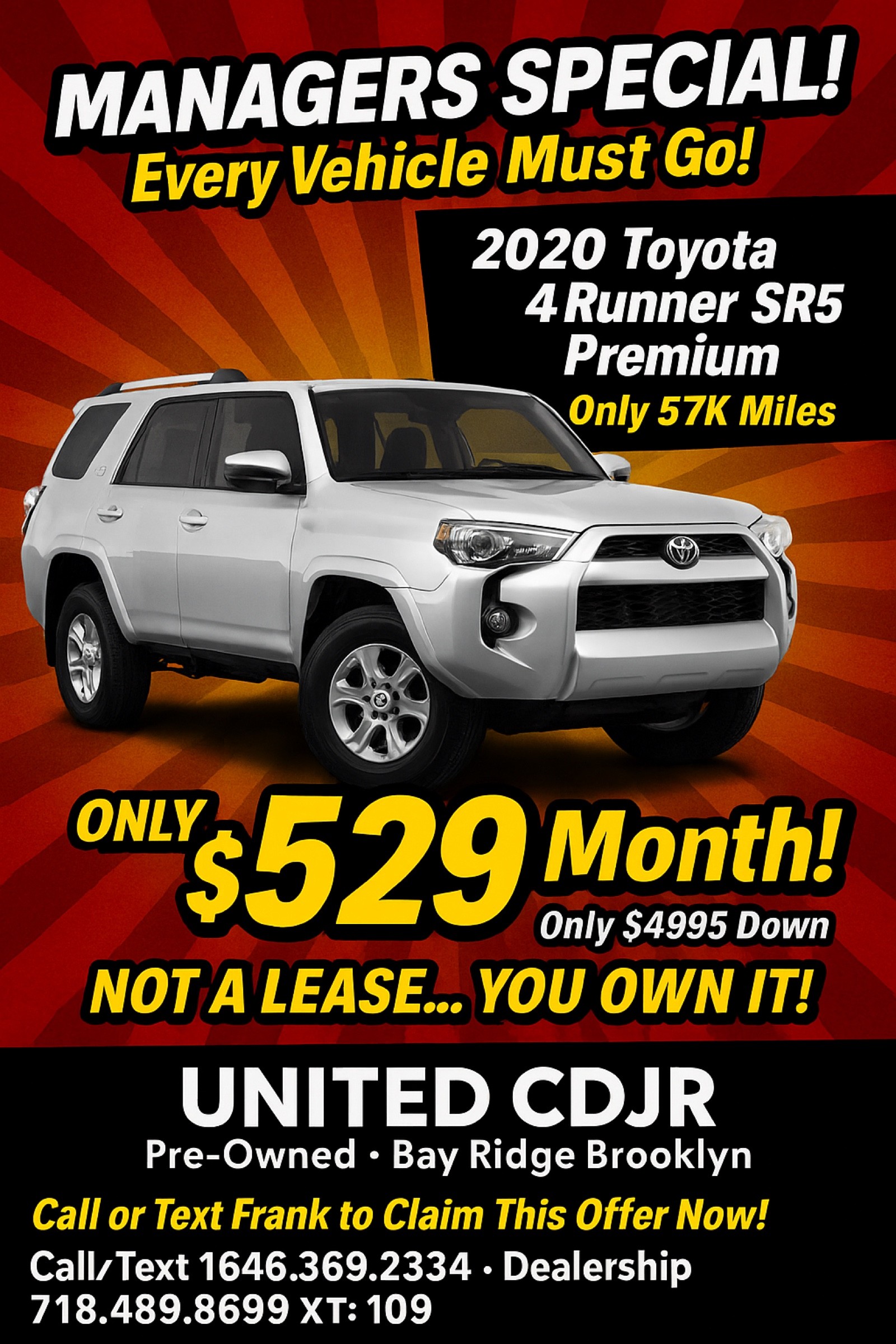 2020 Toyota 4runner