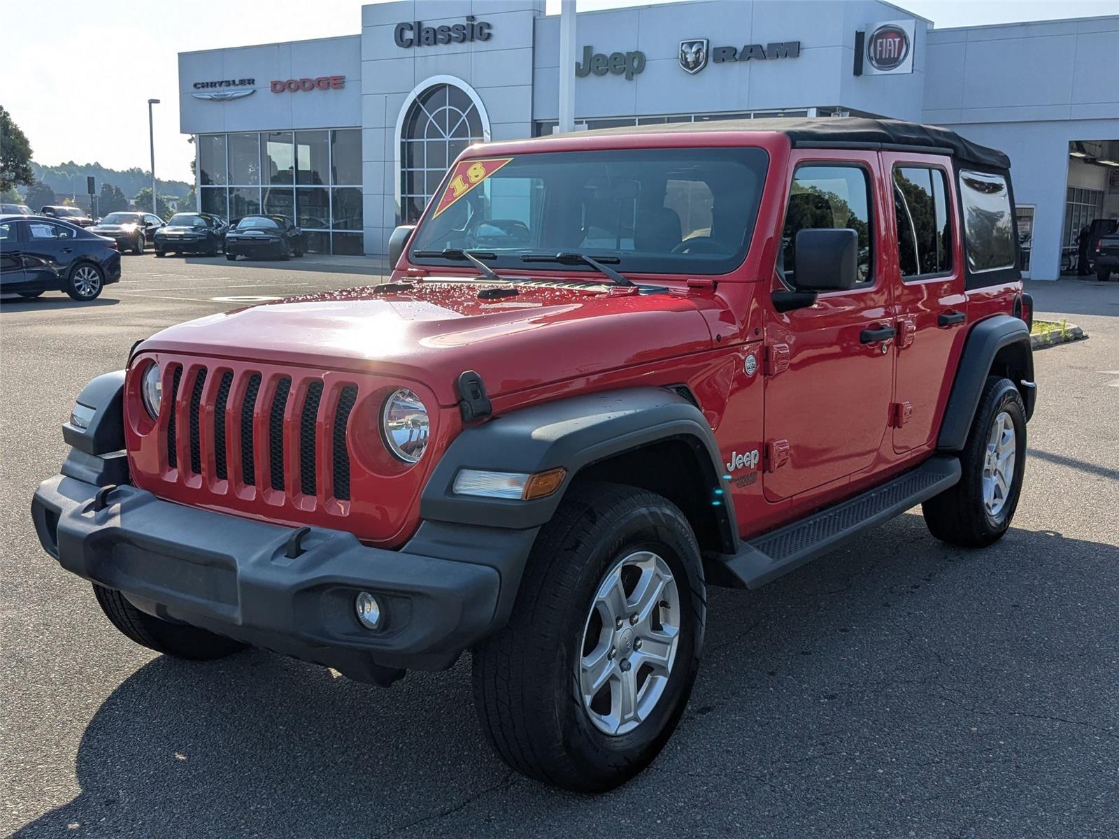 2018 Jeep Wrangler Unlimited Sport S