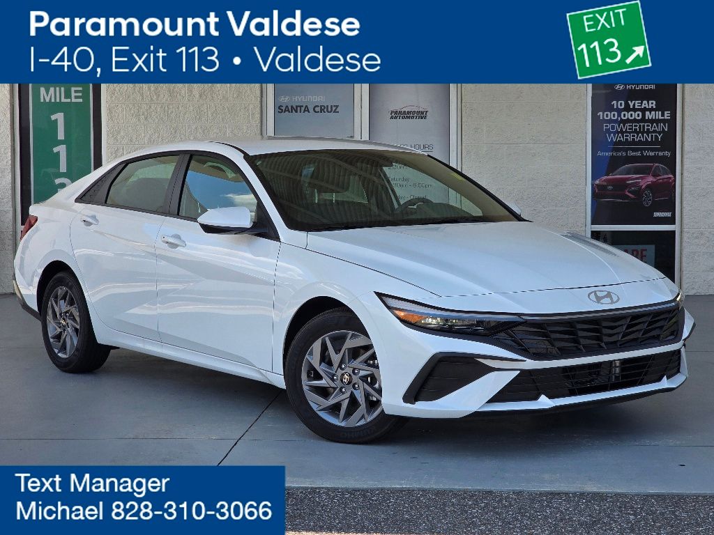 2025 Hyundai Elantra Hybrid Blue