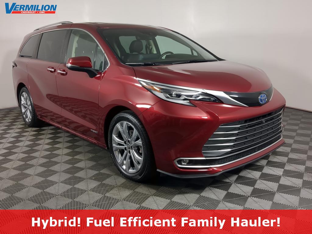 2021 Toyota Sienna Platinum Ruby Flare Pearl for sale