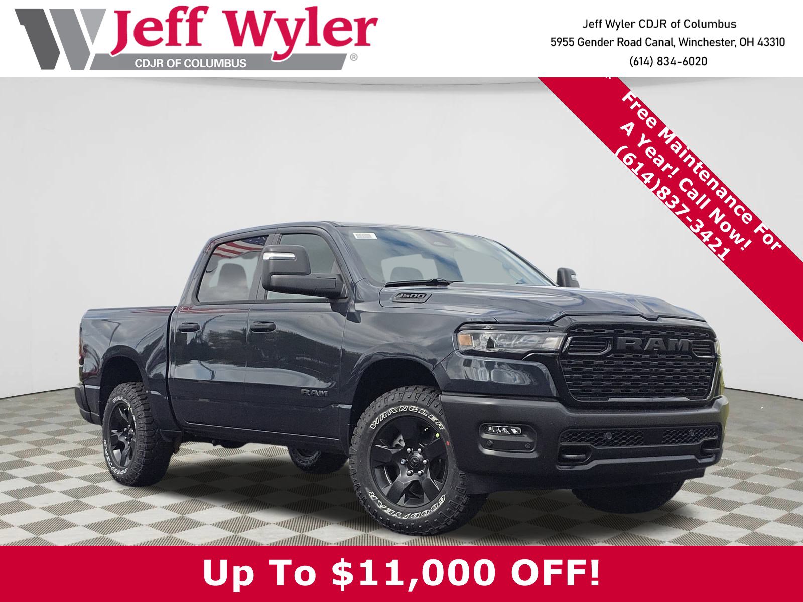 2026 Ram 1500 WARLOCK CREW CAB 4X4 5'7 BOX