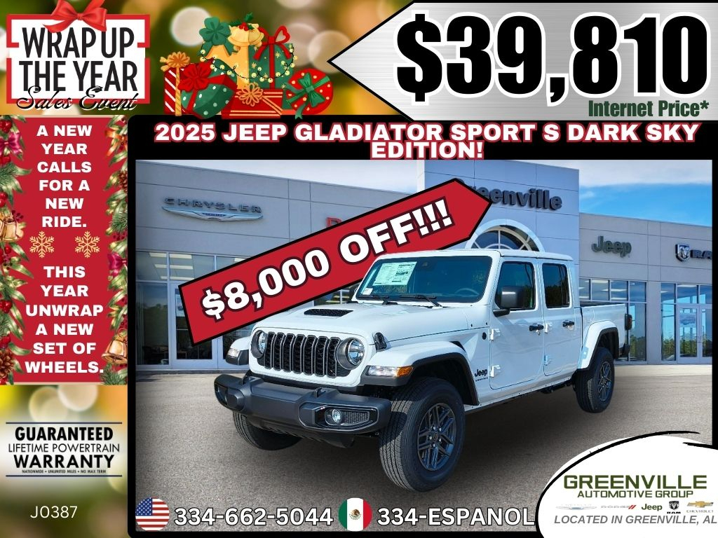 2025 Jeep Gladiator Sport S Dark Sky Edition