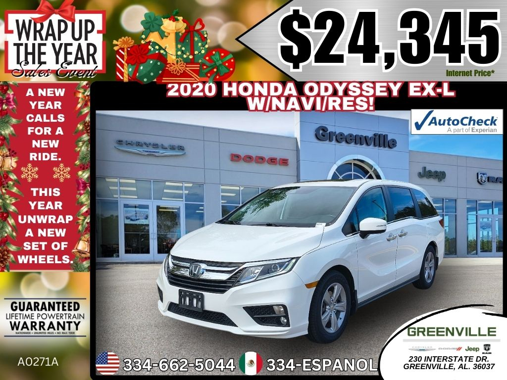 2020 Honda Odyssey EX-L w/Navi/RES