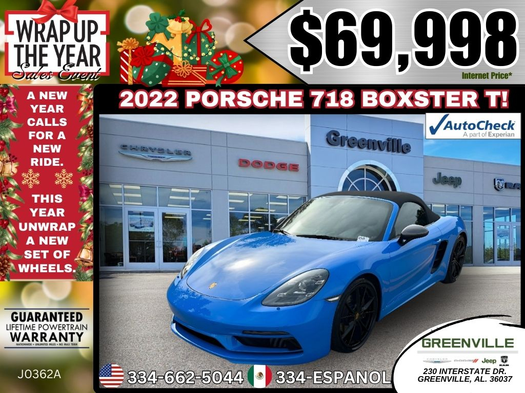 2022 Porsche 718 Boxster
