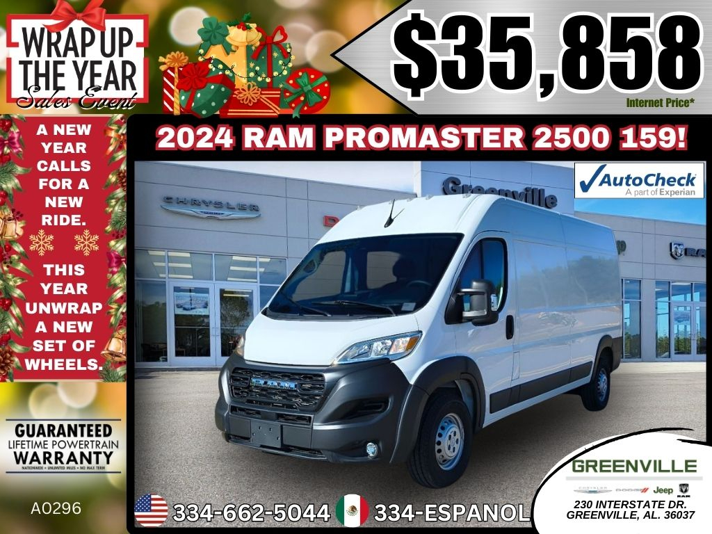 2024 Ram ProMaster Cargo Van Tradesman High Roof - 159"