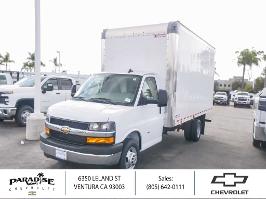 2025 Chevrolet Express Commercial Cutaway with Summit White Exterior