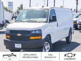 2025 Chevrolet Express Cargo Van with Summit White Exterior