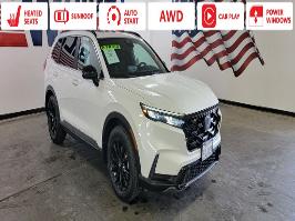 2023 Honda CR-V Hybrid with PLATINUM WHITE Exterior