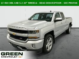 2017 Chevrolet Silverado 1500 with Silver Ice Metallic Exterior