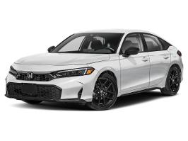 2026 Honda Civic Hatchback with Platinum White Pearl Exterior