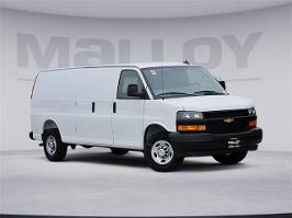 2025 Chevrolet Express Cargo Van with Summit White Exterior