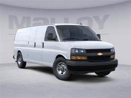 2025 Chevrolet Express Cargo Van with Summit White Exterior