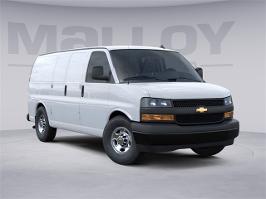 2025 Chevrolet Express Cargo Van with Summit White Exterior