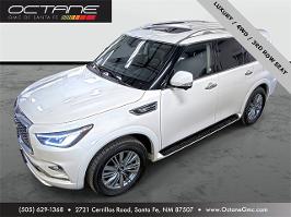 2024 INFINITI QX80 with Moonstone White Exterior