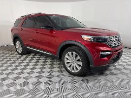 2020 Ford Explorer with Red Exterior