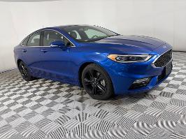 2017 Ford Fusion with Lightning Blue Exterior