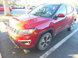 2018 Jeep Compass with Red Exterior
