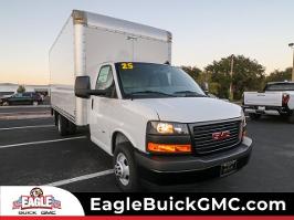 2025 GMC Savana Commercial Cutaway with Summit White Exterior