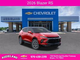 2026 Chevrolet Blazer with Radiant Red Tintcoat Exterior