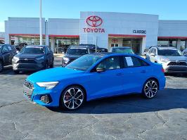 2023 Audi S3 with Turbo Blue Exterior