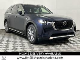 2026 Mazda CX-90 with Deep Crystal Blue Mica Exterior