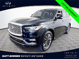 2020 INFINITI QX80 with Mineral Black Exterior