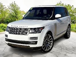 2016 Land Rover Range Rover with White Exterior