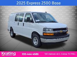 2025 Chevrolet Express Cargo Van with Summit White Exterior