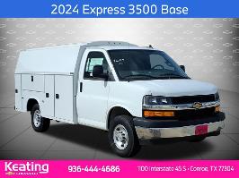 2024 Chevrolet Express Commercial Cutaway with Summit White Exterior