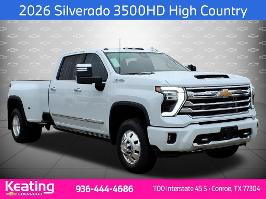 2026 Chevrolet Silverado 3500HD with Polar White Tricoat Exterior