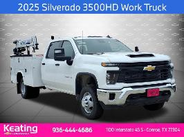 2025 Chevrolet Silverado 3500HD CC with Summit White Exterior