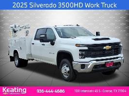 2025 Chevrolet Silverado 3500HD CC with Summit White Exterior