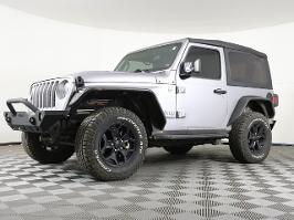 2021 Jeep Wrangler with Billet Silver Metallic Clearcoat Exterior