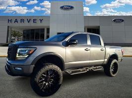 2021 Nissan Titan with Gun Metallic Exterior