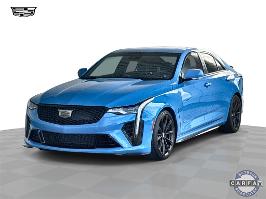 2022 Cadillac CT4-V with Electric Blue Exterior