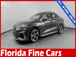 2023 Audi S3 with Daytona Gray Pearl Effect Exterior