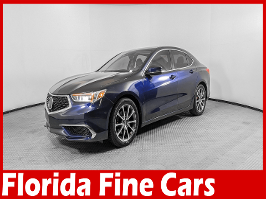 2019 Acura TLX with Fathom Blue Pearl Exterior