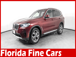 2022 BMW X3 with Aventurin Red Metallic Exterior