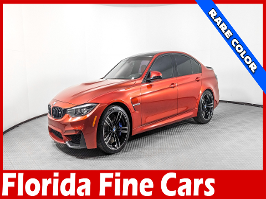 2018 BMW M3 with SAKHIR ORANGE II METALLIC Exterior