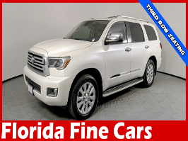 2019 Toyota Sequoia with Blizzard Pearl Exterior