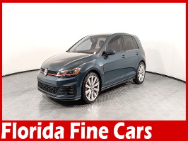2018 Volkswagen Golf GTI with Great Falls Green Metallic Exterior